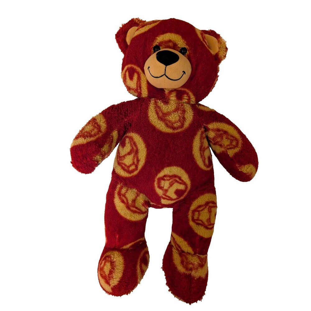 Build A Bear Iron Man Marvel Avengers Plush 16 Red Gold Retired 2014 Fair